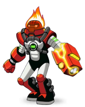 Heatblast Flame Power Launcher