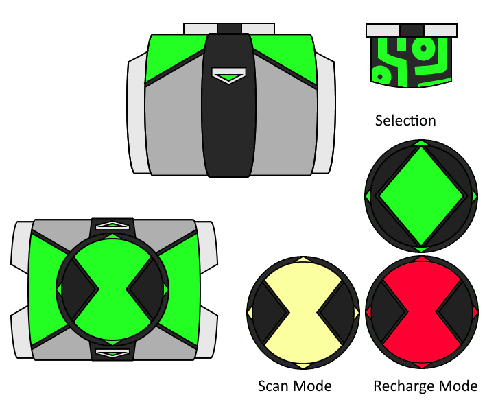 Ultimatrix Papercraft Template